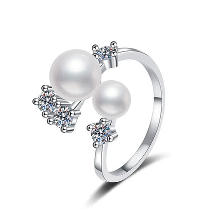 Bague 2 Perles