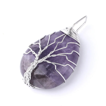 Grand Collier Perle avec Arbre