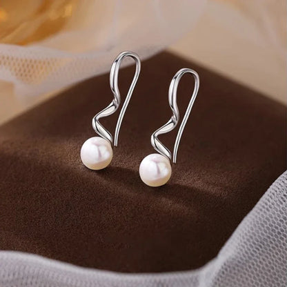 Boucle d'Oreille Perle Fine
