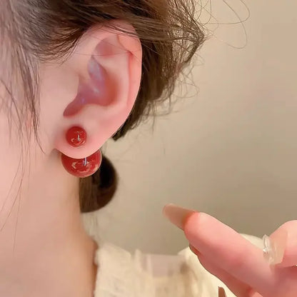 Boucle d'Oreille Perle Résine