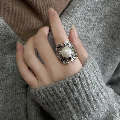 Bague Ancienne Perle