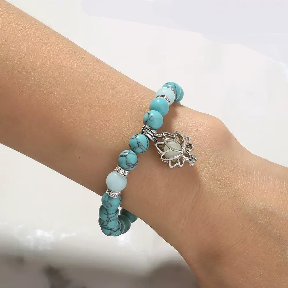 bracelet perle fluo