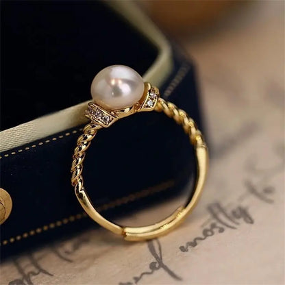Bague Perle de Culture Vintage