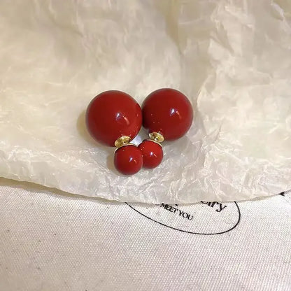 Boucle d'Oreille Perle Résine