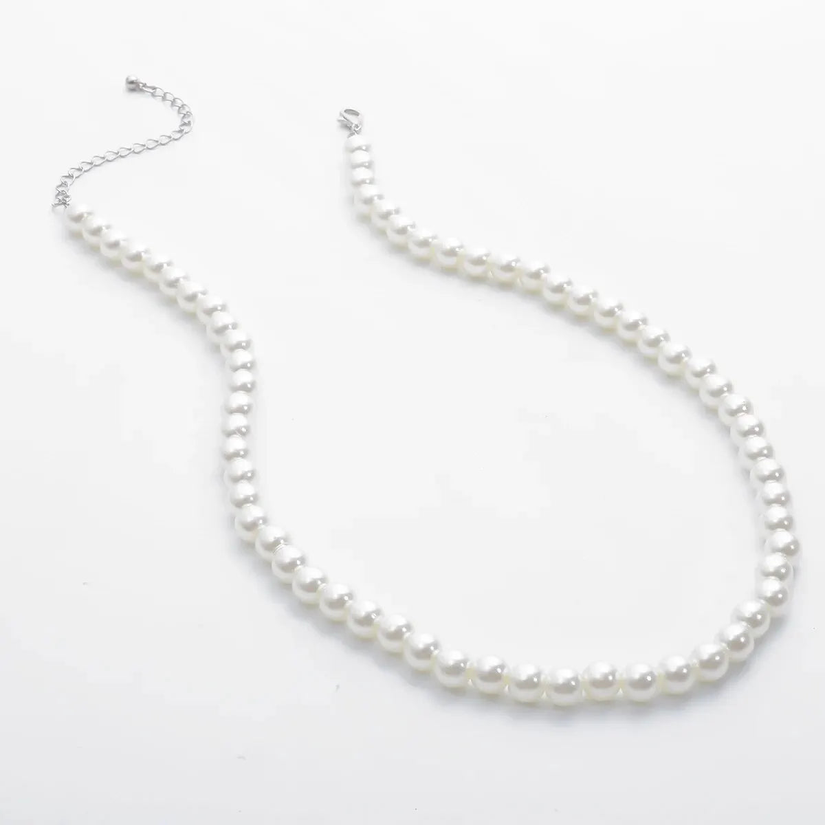 Collier Ras de Cou Perles Blanches