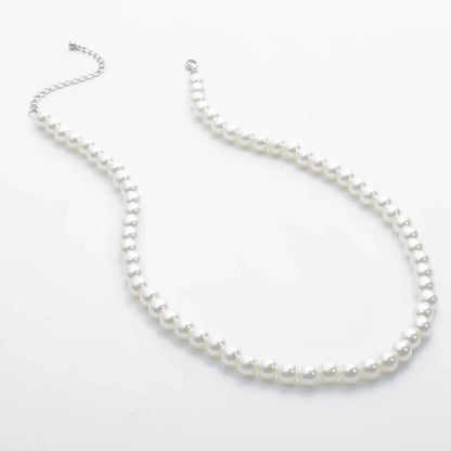 Collier Ras de Cou Perles Blanches