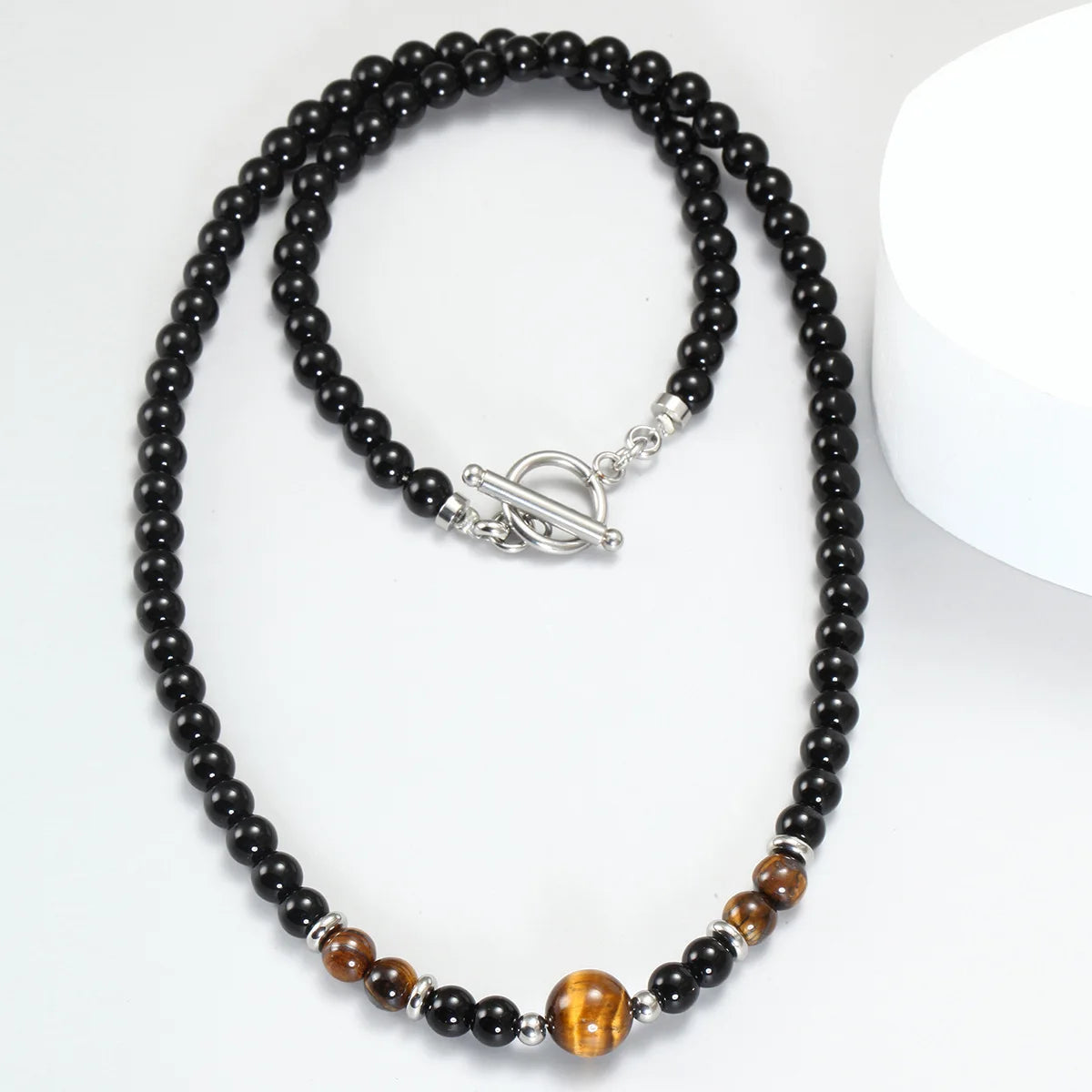 Collier Perle Noire Ras de Cou