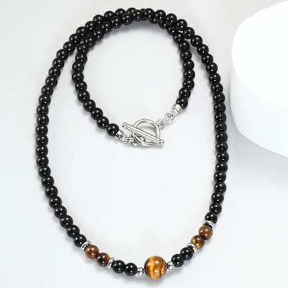 Collier Perle Noire Ras de Cou