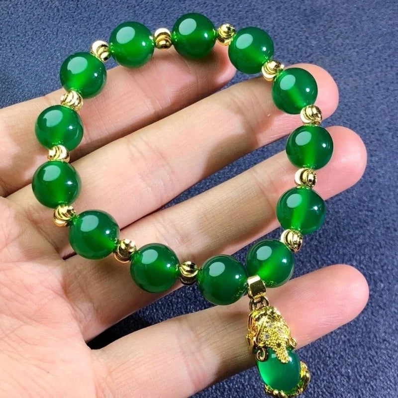 Bracelet Perle Verte