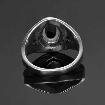 Bague Homme Perle Noire