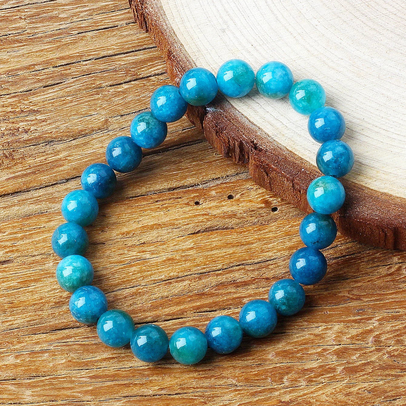 Bracelet Perle Apatite