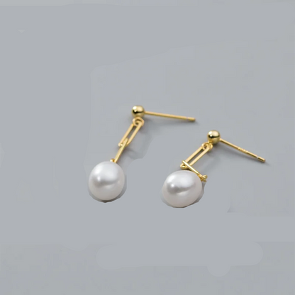 Boucle d'Oreille Perle Luxe