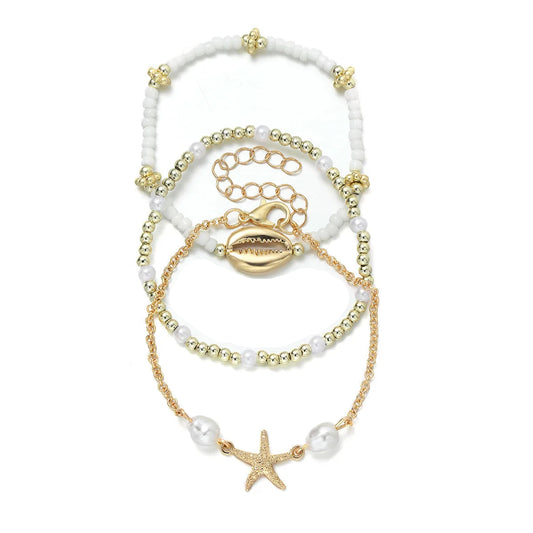 Bracelet Coquillage Et Perle