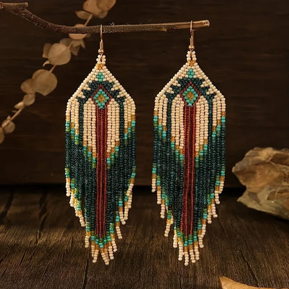 Boucle d'Oreille Perle de Rocaille