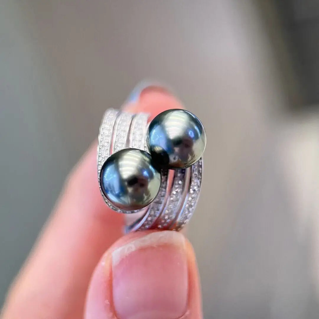 Bague Toi et Moi Perle