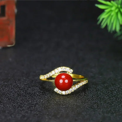 Bague Perle de Verre
