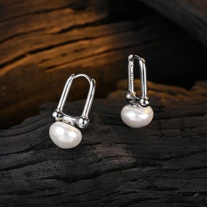 Boucle D'oreille Perle Pendante Homme