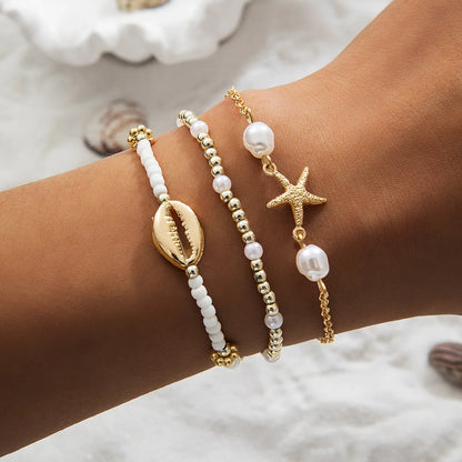 Bracelet Coquillage Et Perle