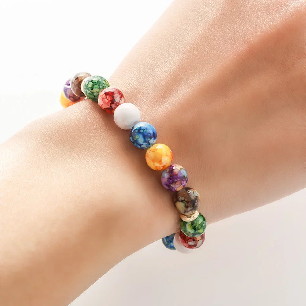 Bracelet Perles Multicolores