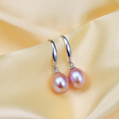 Boucle d'Oreille Perle Argent
