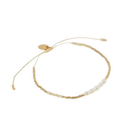 Bracelet Cordon Avec Perle De Culture