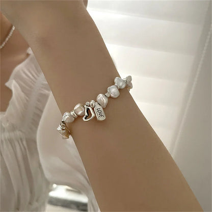 Bracelet Coeur Perle