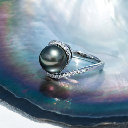 Bague Perle de Culture et Diamant