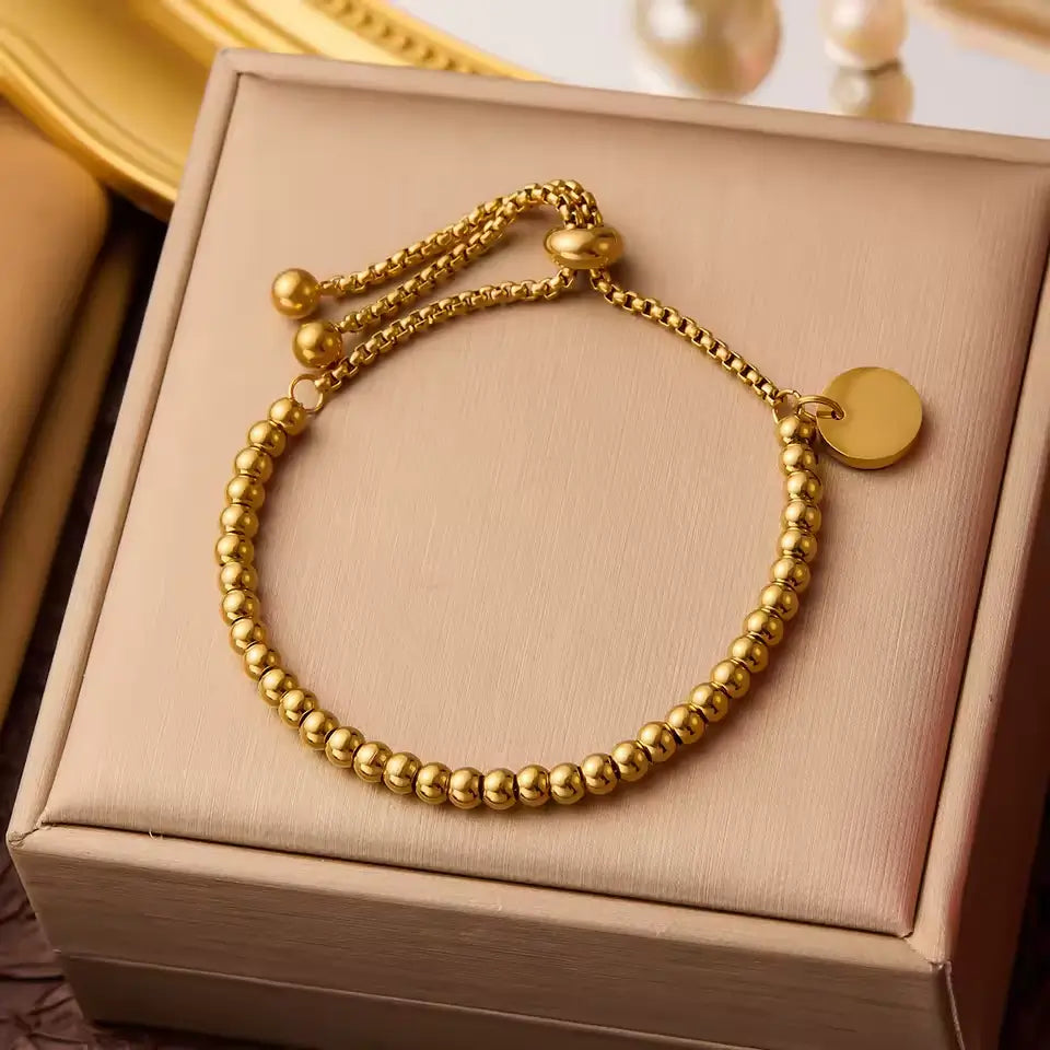 Bracelet Perle Dorée