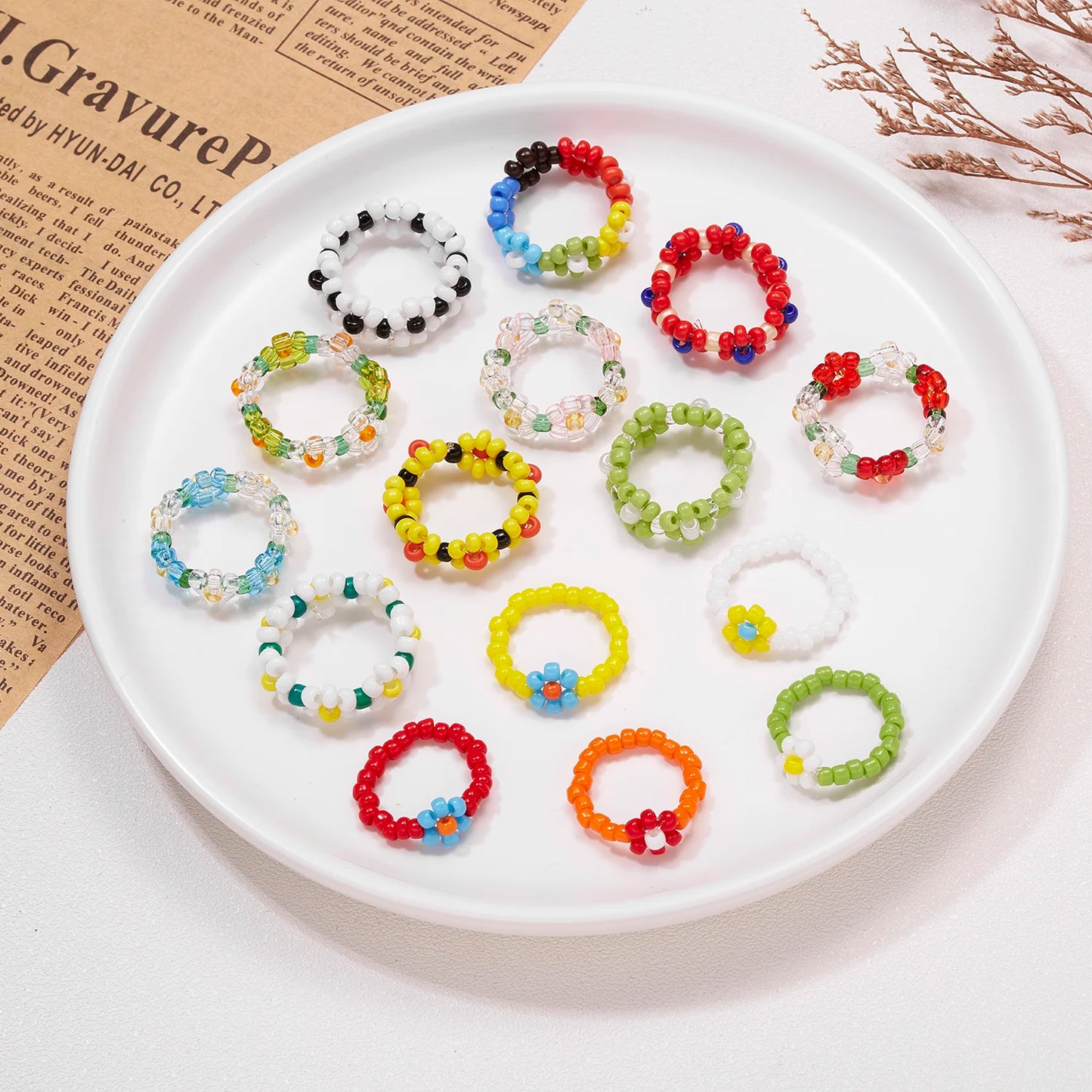 Bague en Perle de Rocaille
