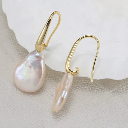 Boucle d'Oreille Perle Poire