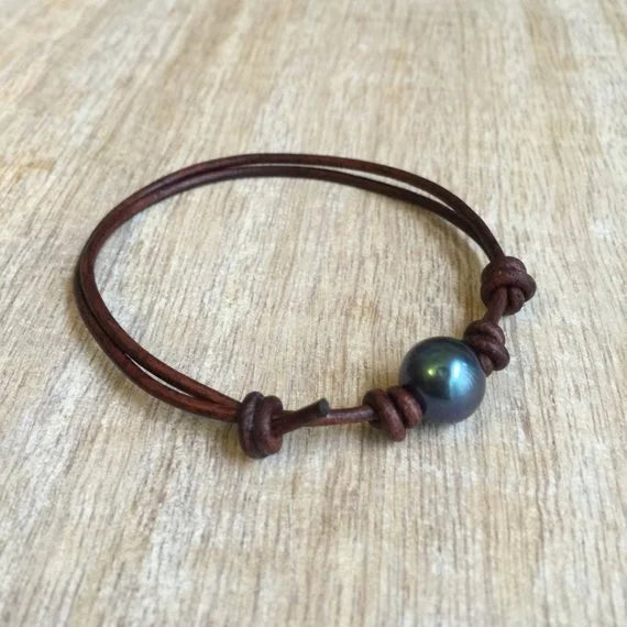 Bracelet Cordon Perle Tahiti