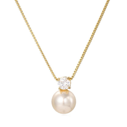 Collier Perle Acier Inoxydable