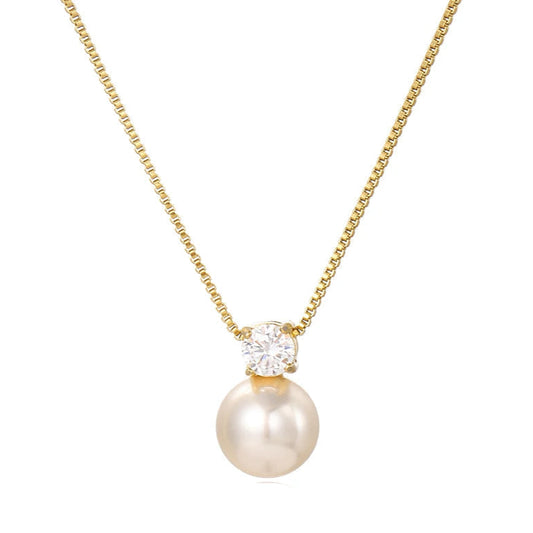 Collier Perle Acier Inoxydable