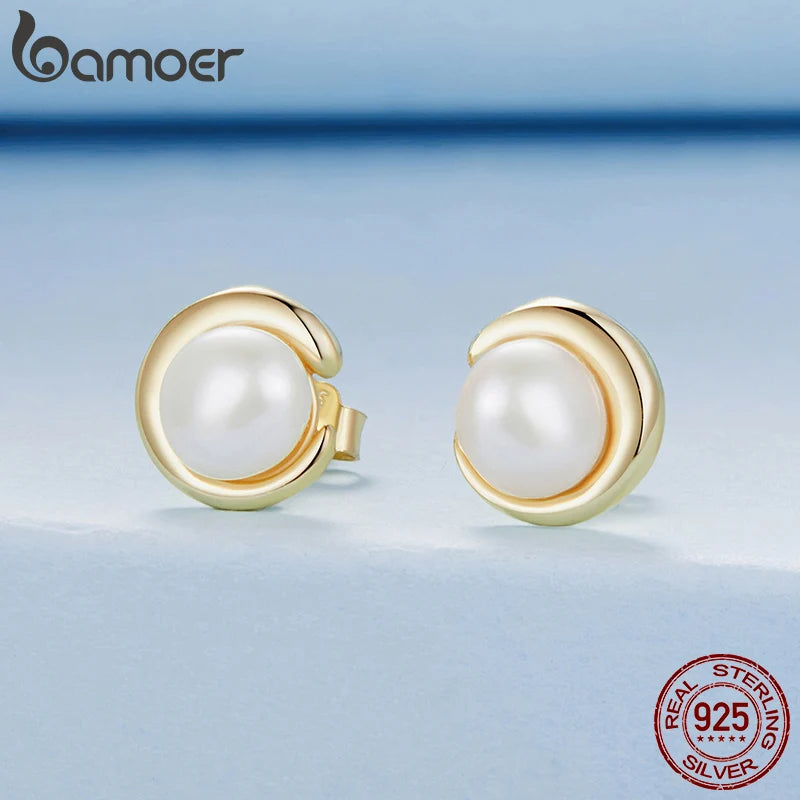 boucle d'oreille perle or 18 carats