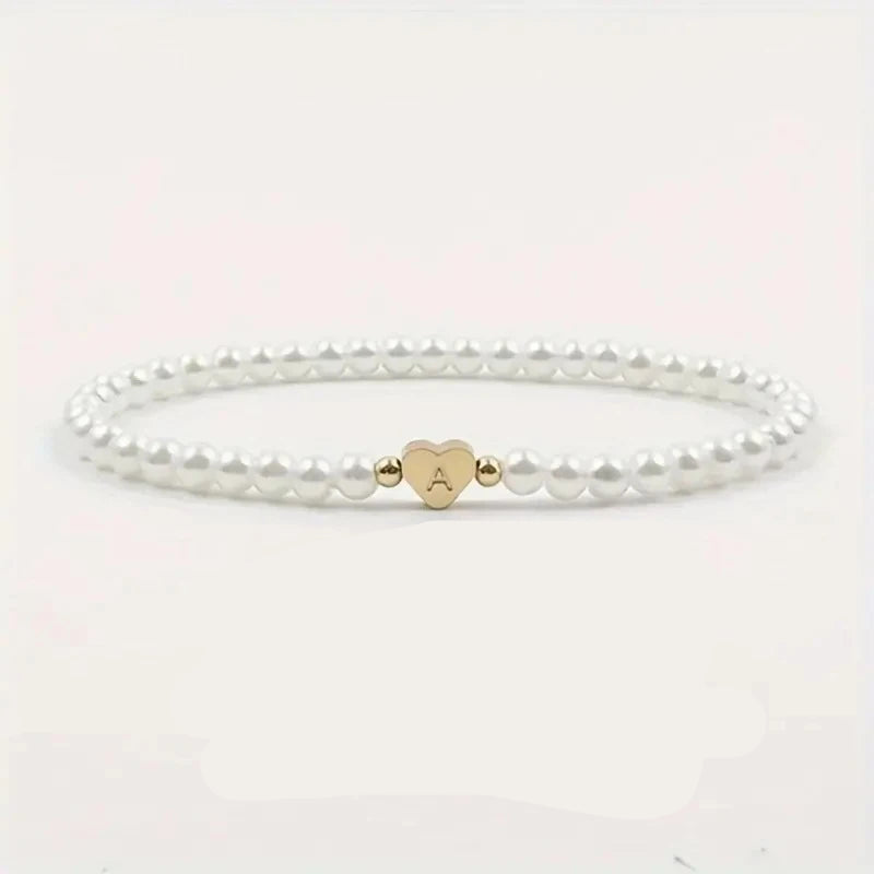 Bracelet Perle Lettre