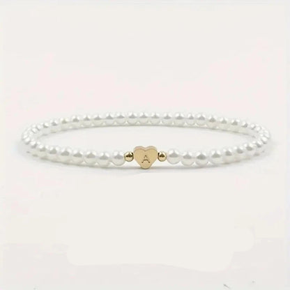 Bracelet Perle Lettre