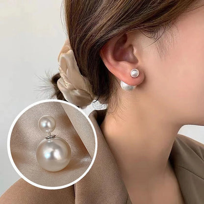 Boucle d'Oreille Fausse Perle de Culture