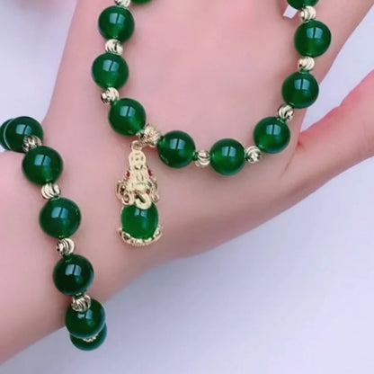 Bracelet Perle Verte