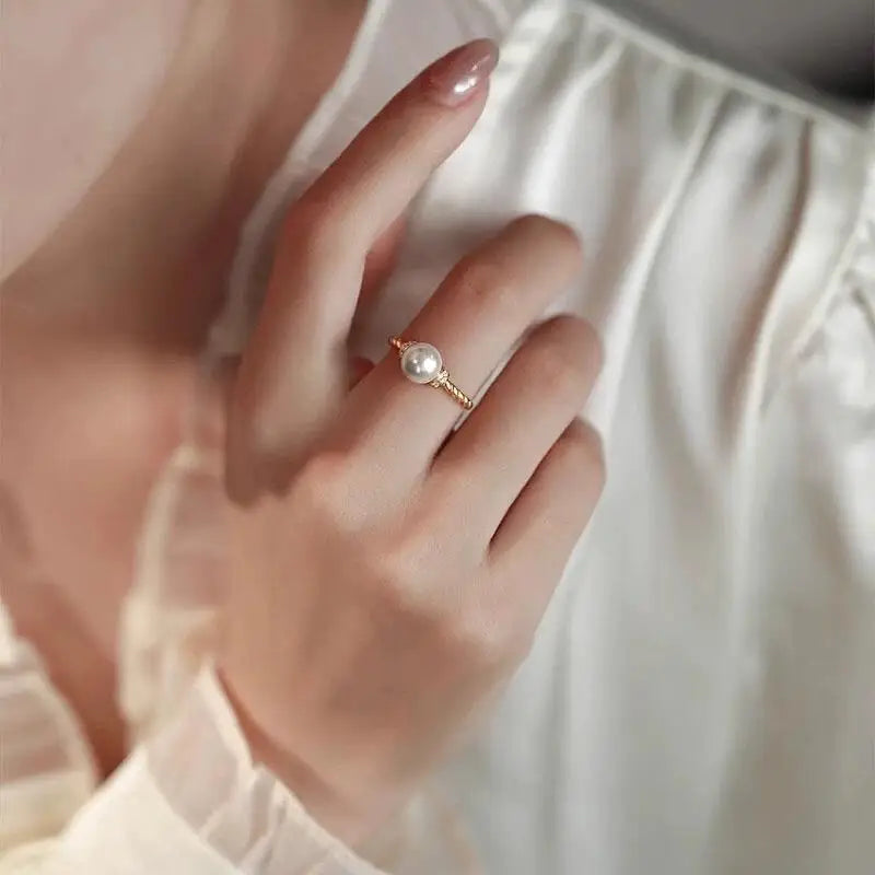 Bague Perle de Culture Vintage