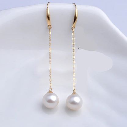 Boucle d'Oreille Perle de Culture Or 750