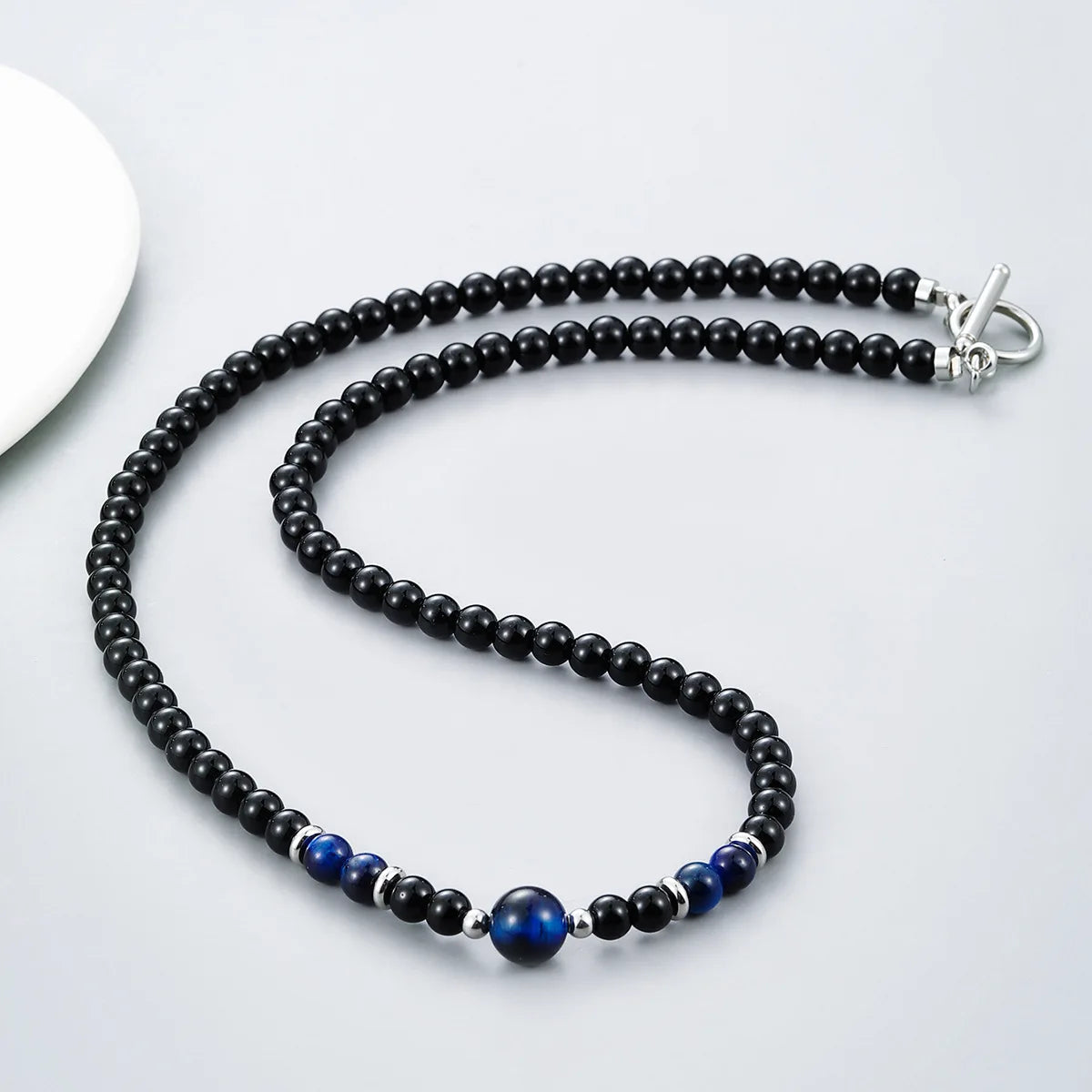 Collier Perle Noire Ras de Cou