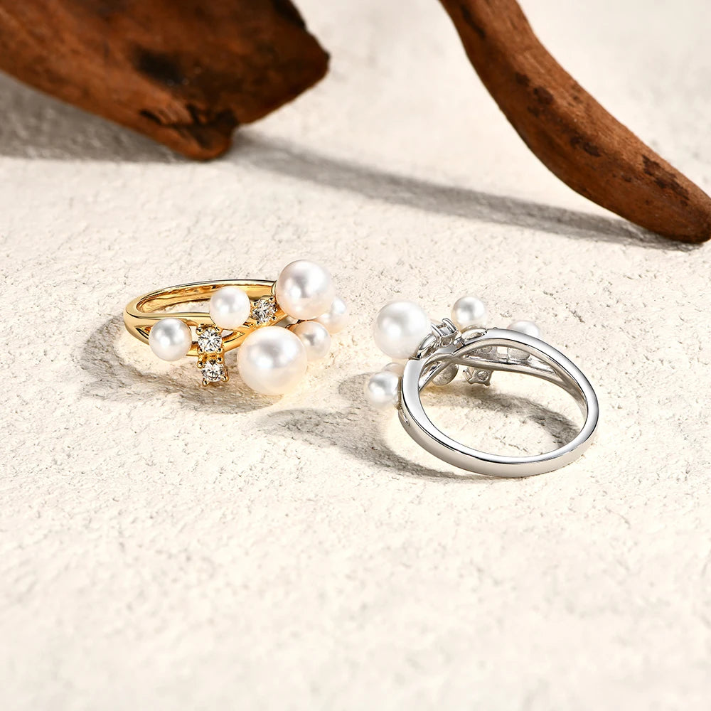 Bague Perle Moderne