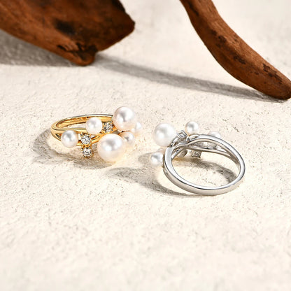 Bague Perle Moderne