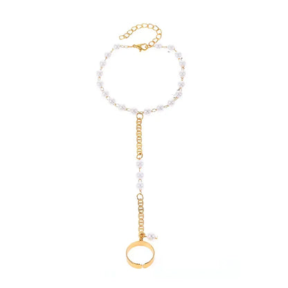 Bracelet Bague Perle