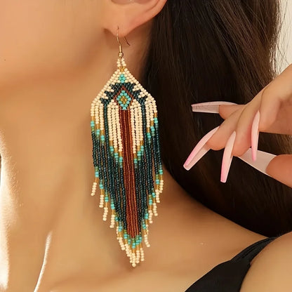 Boucle d'Oreille Perle de Rocaille