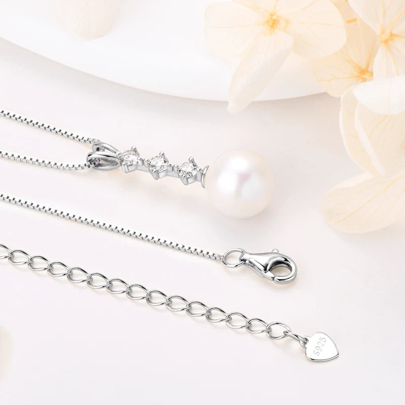 Collier Perle Argent 925