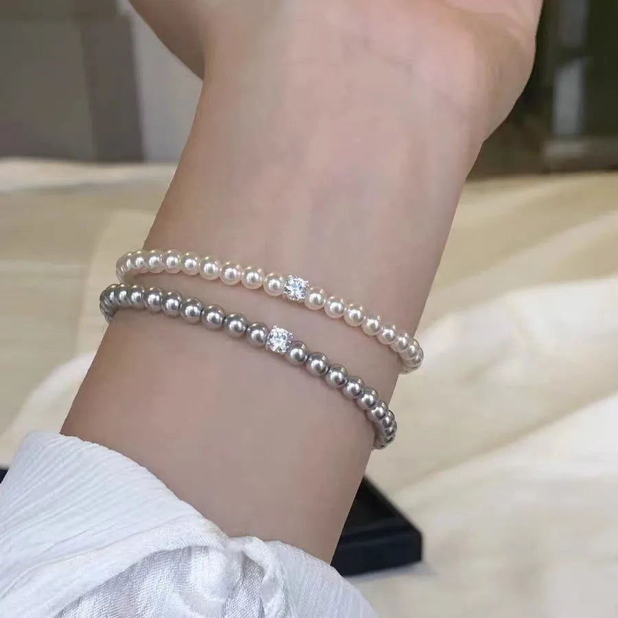 bracelet perle strass