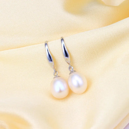 Boucle d'Oreille Perle Argent