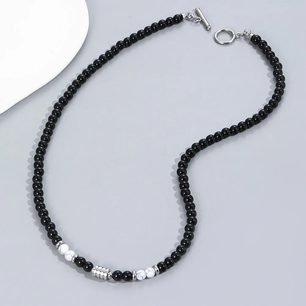 Collier Perle Noire Ras de Cou