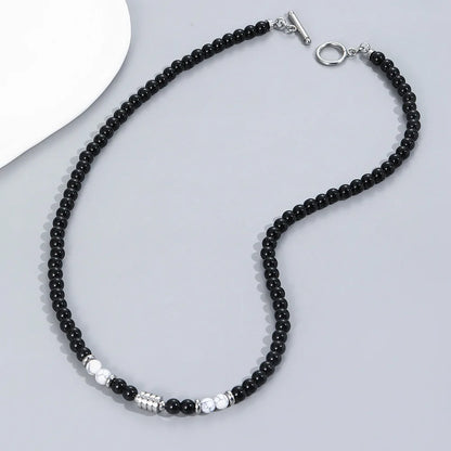 Collier Perle Noire Ras de Cou